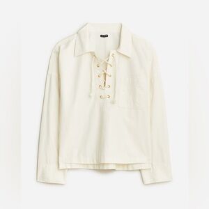 J. Crew Lace-Up Pullover never worn only tried on new summer 2024